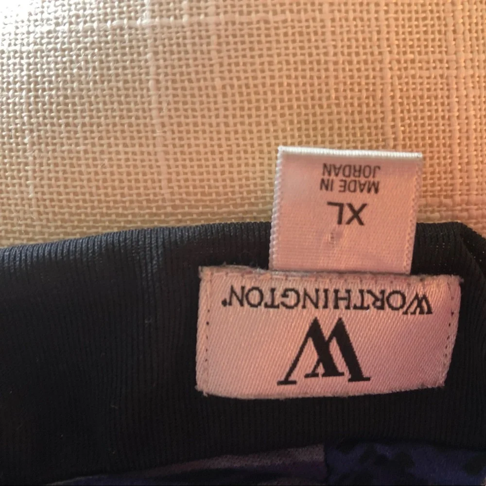 Worthington Ruffle blouse with liner - Picture 6 of 6